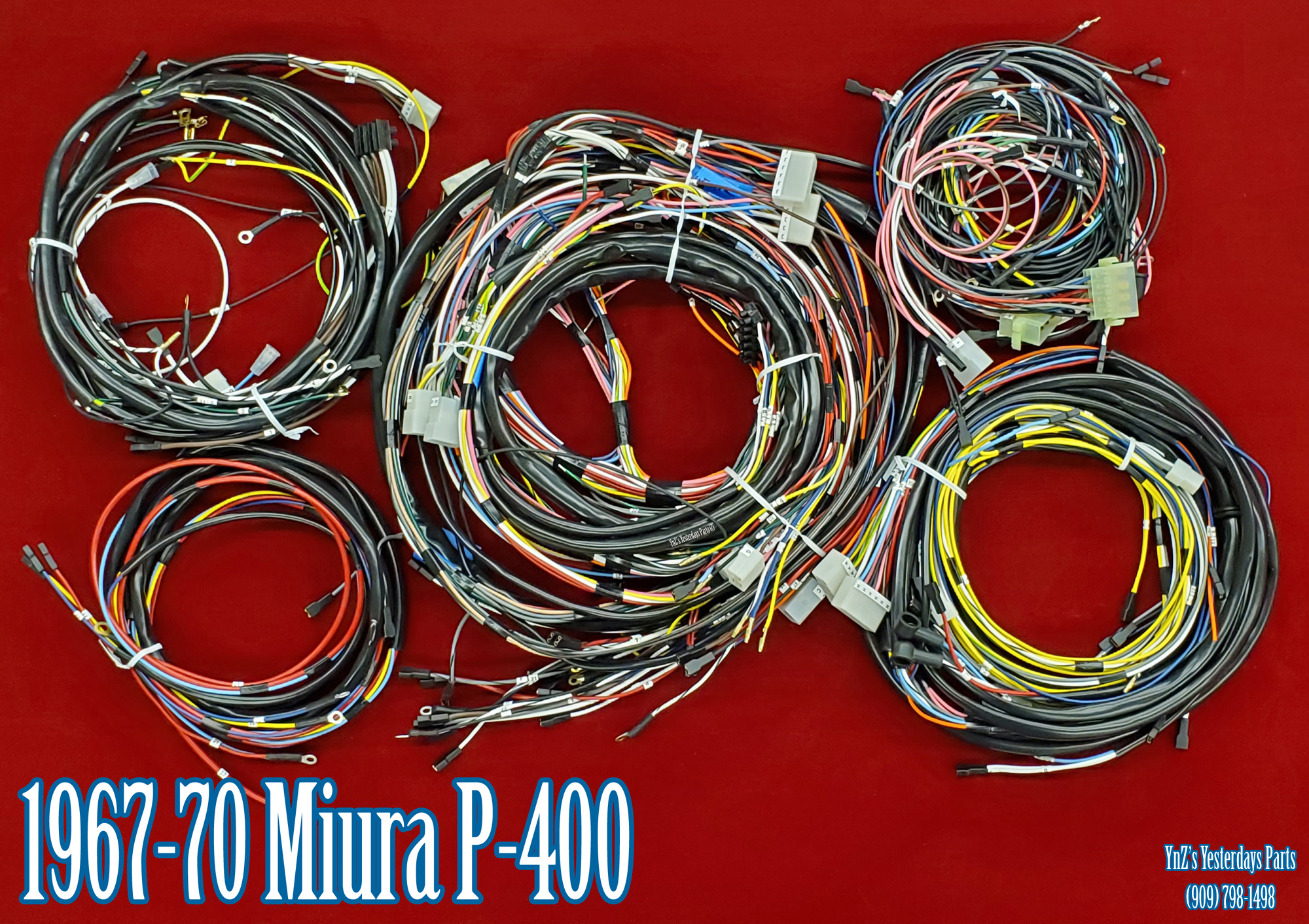 1963 Lamborghini Muira P-400 Wiring Harness, 
1964 Lamborghini Muira P-400 Wiring Harness, 
1965 Lamborghini Muira P-400 Wiring Harness, 
1966 Lamborghini Muira P-400 Wiring Harness, 
1967 Lamborghini Muira P-400 Wiring Harness, 
1968 Lamborghini Muira P-400 Wiring Harness, 
1969 Lamborghini Muira P-400 Wiring Harness, 
1970 Lamborghini Muira P-400 Wiring Harness, 
1971 Lamborghini Muira P-400 Wiring Harness, 
1972 Lamborghini Muira P-400 Wiring Harness, 
1963 Lamborghini 400 GT 2+2 Wiring Harness, 
1964 Lamborghini 400 GT 2+2 Wiring Harness, 
1965 Lamborghini 400 GT 2+2 Wiring Harness, 
1966 Lamborghini 400 GT 2+2 Wiring Harness, 
1967 Lamborghini 400 GT 2+2 Wiring Harness, 
1968 Lamborghini 400 GT 2+2 Wiring Harness, 
1969 Lamborghini 400 GT 2+2 Wiring Harness, 
1970 Lamborghini 400 GT 2+2 Wiring Harness, 
1971 Lamborghini 400 GT 2+2 Wiring Harness, 
1972 Lamborghini 400 GT 2+2 Wiring Harness, 

